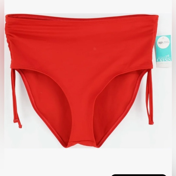 Oasis Other - Oasis High Waist Medium Cyber Orange Swim Bottoms